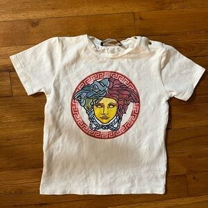 Versace Kids White Medusa Graphic Tee